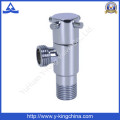 Polished Brass Angle Valve with Flange (YD-5032)